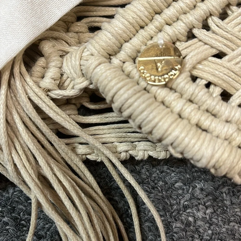 Free People x Oropendola Dual Macrame Belt Size Small New with tags - Picture 2 of 3